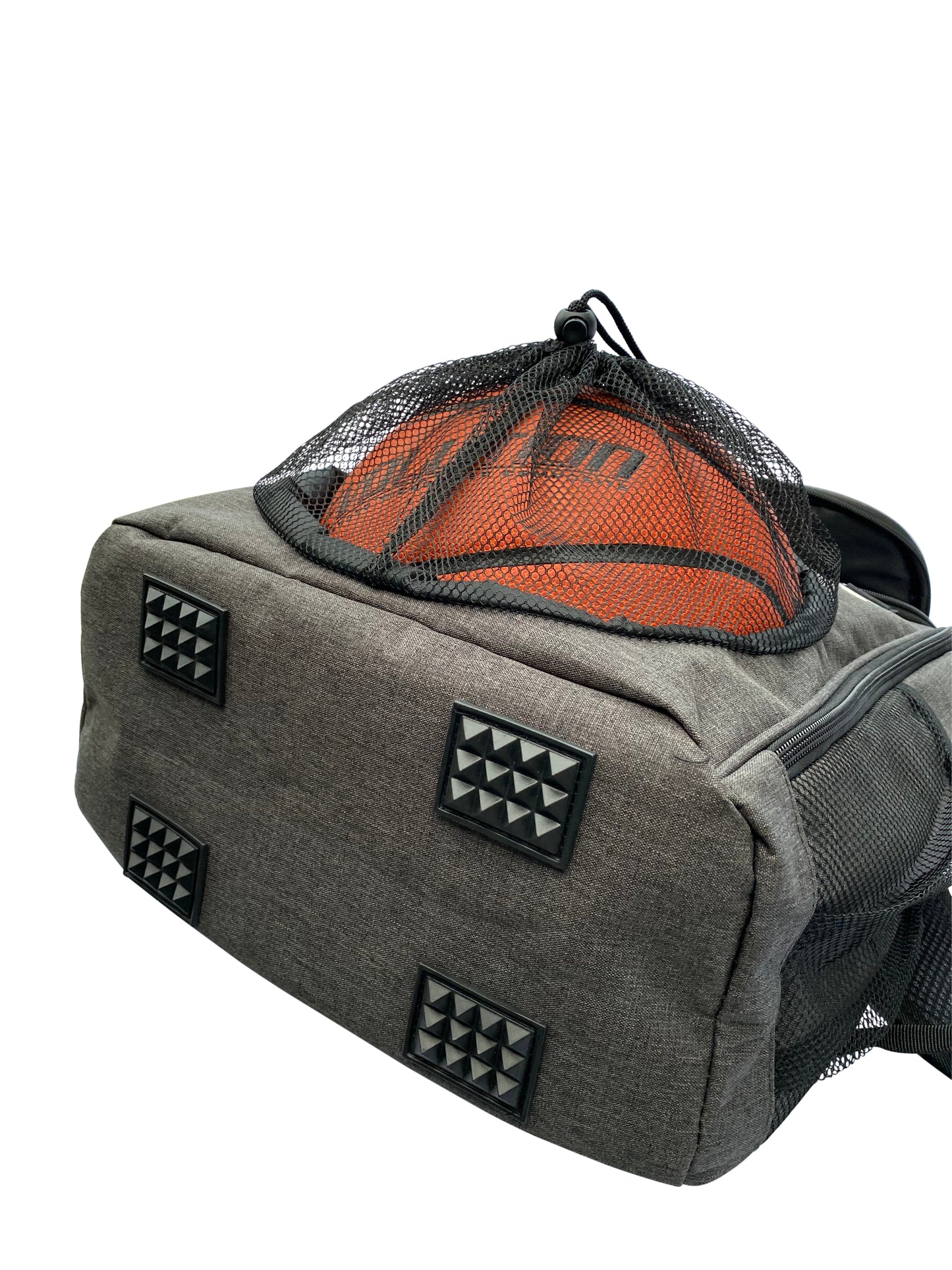 Low Profile Basketball Soccer Gym Back Pack with Wet Net