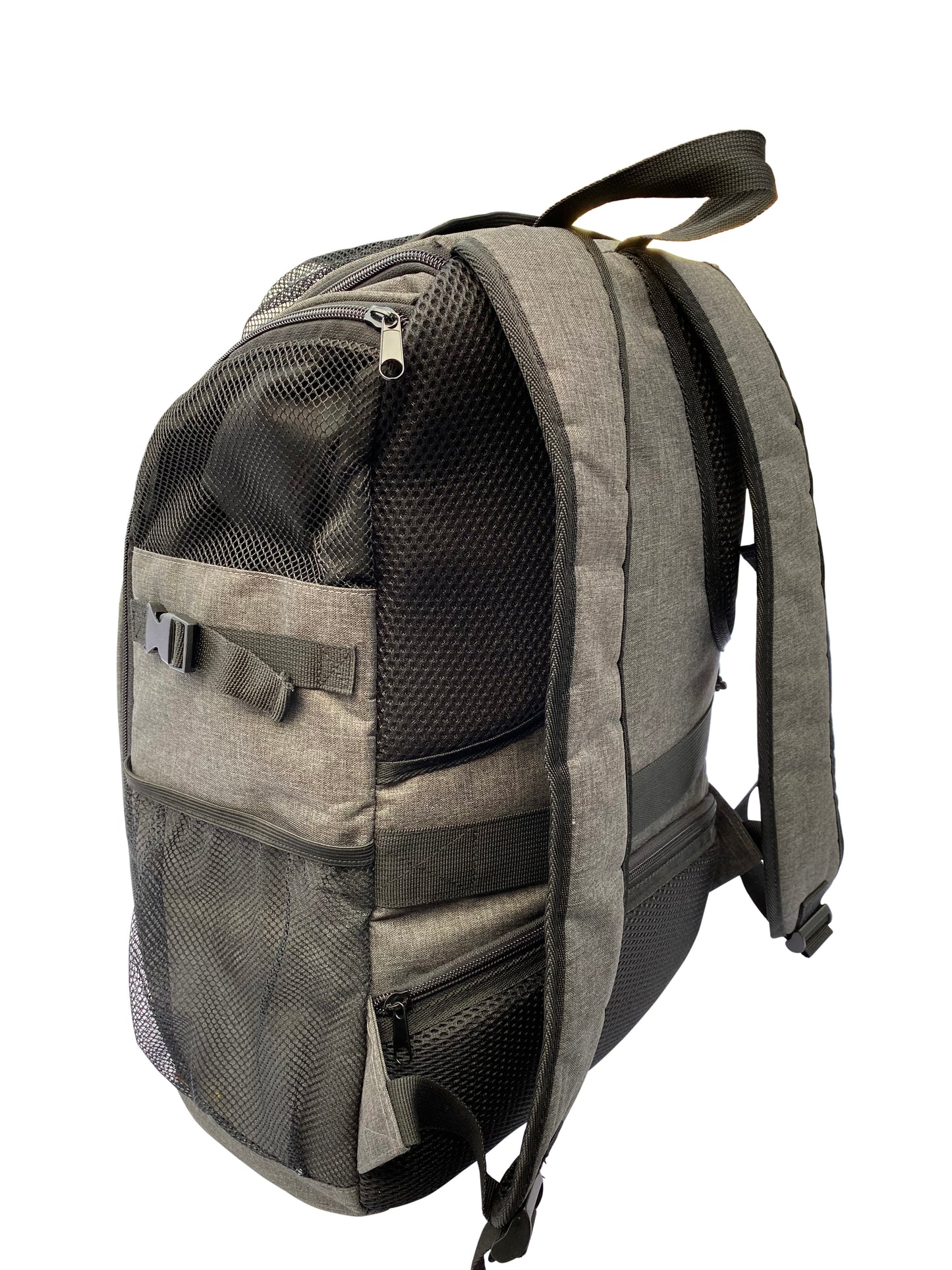 Low Profile Basketball Soccer Gym Back Pack with Wet Net