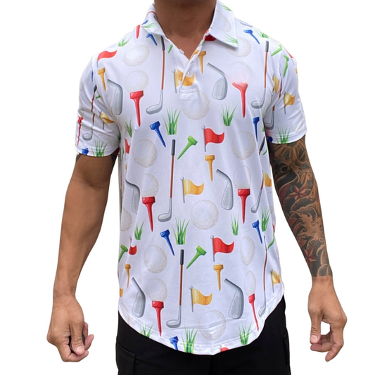 Golf Tee Golf Balls, Golf Clubs Golf Shirt.